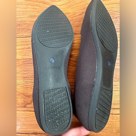 Rothy’s the point . Size W9.5, black - Picture 3 of 5